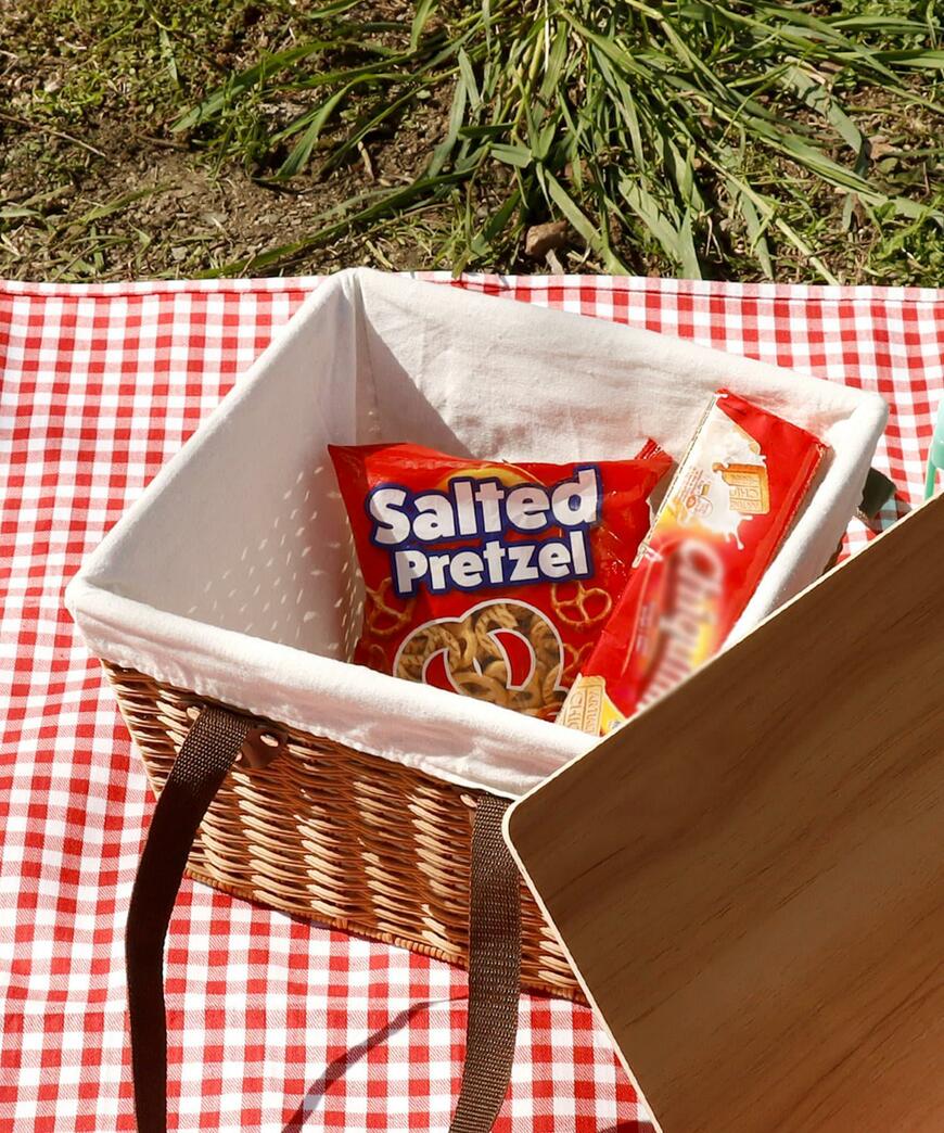 出所：パルグループ公式ファッション通販サイト 3COINS PPラタンバスケット／American Picnic