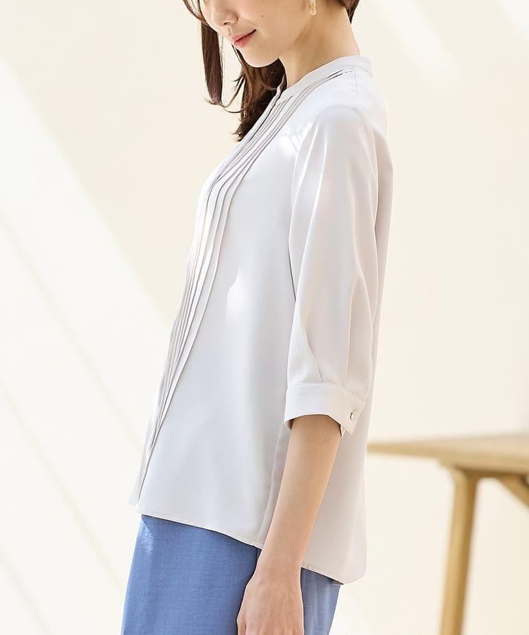 ハニーズ、6分袖ピンタックブラウス画像