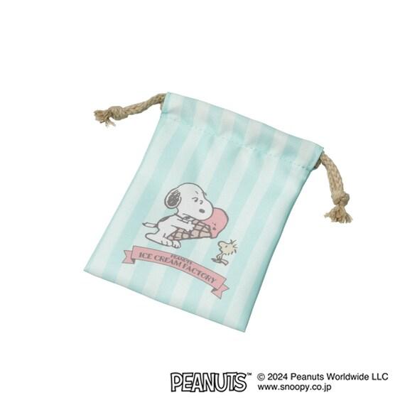ニトリ、巾着3枚組 スヌーピー(アイスクリーム)画像