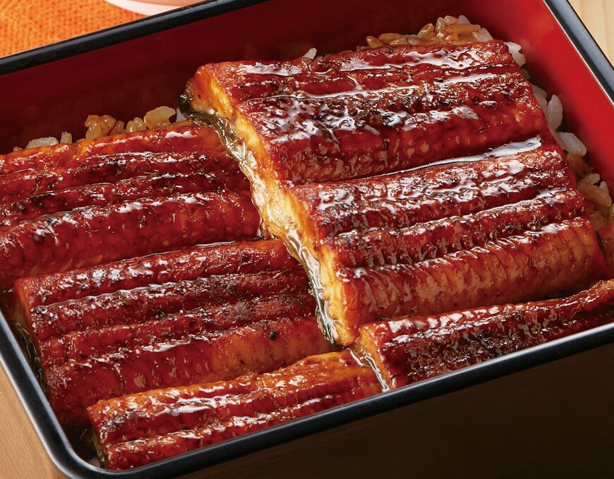 ジョイフルの新商品：うなぎ二倍盛り重（お吸い物・漬物付）