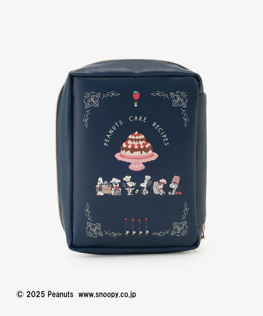 アフタヌーンティー公式 ブック型ポーチ/PEANUTS 画像