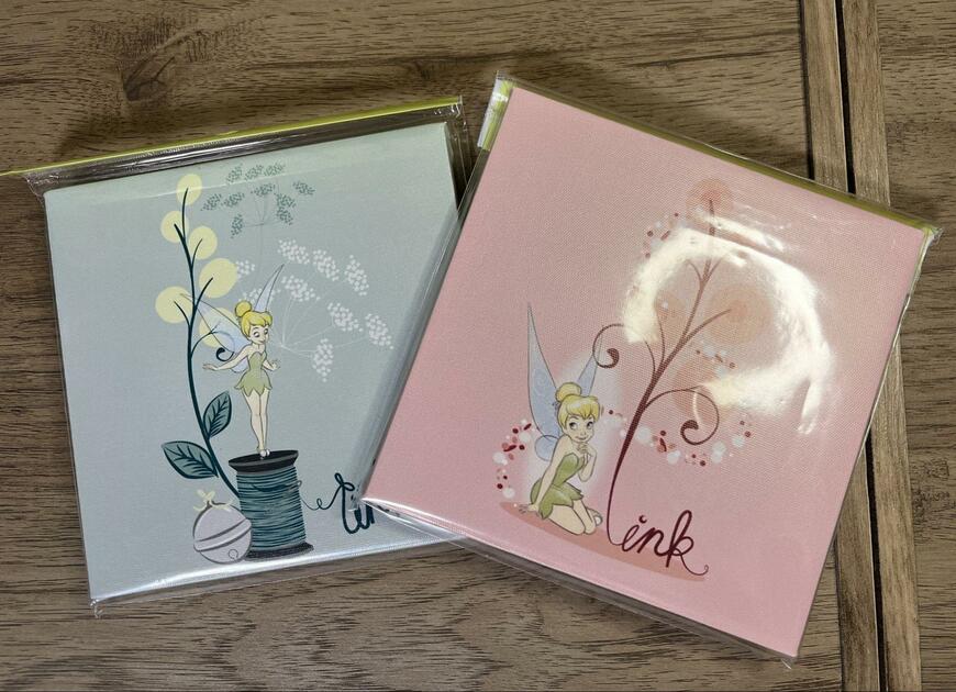 セリア、ティンカーベル アートパネル 15cm画像