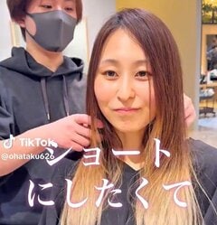 「小顔に見えるショートに」ブリーチで痛んだ髪に悩む女性　3年ぶりのショートで大胆イメチェン！