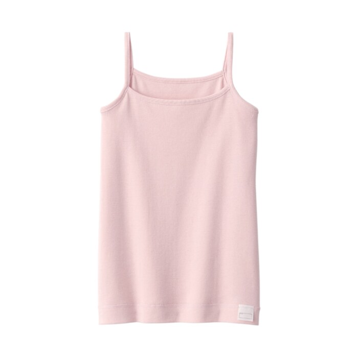 お子様におすすめなのが、さらっと綿のキャミソール