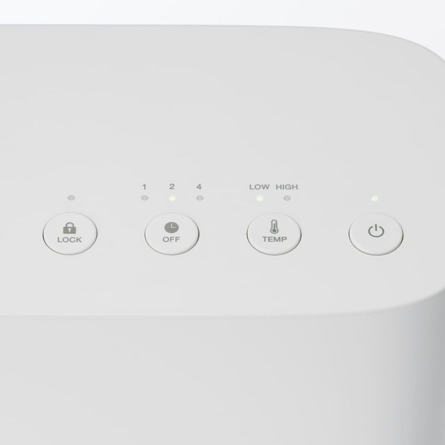 出所：無印良品公式　温風がすぐに出る　セラミックファンヒーター