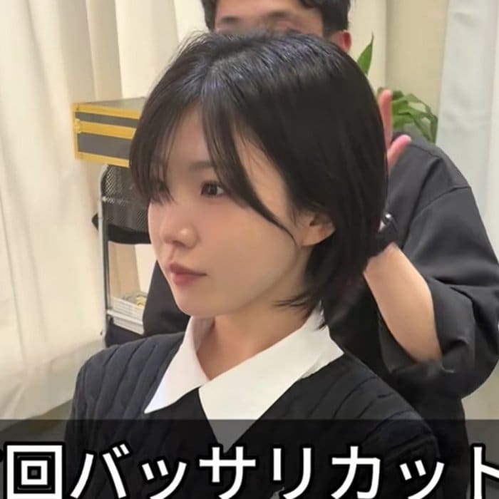 【大変身】「前髪は目にかかる程度の長さ」を希望する女性が似合わせショートで大胆イメチェン！どこから見ても似合う理想のスタイルに大満足