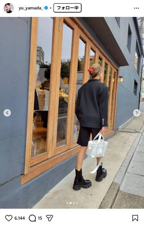 出所：山田優のInstagram（＠yu_yamada_）　参照日：2025年11月12日