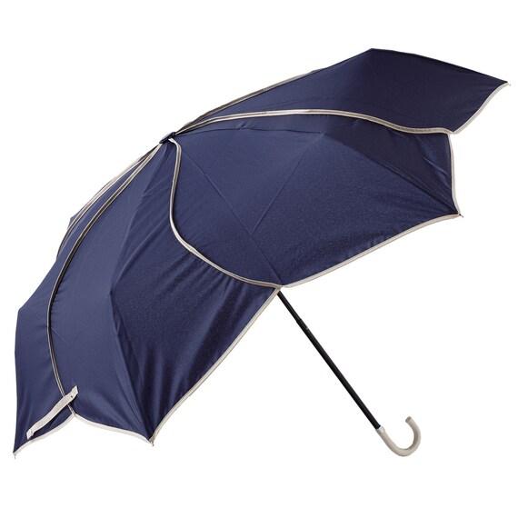 ニトリ公式通販 【デコホーム商品】バイカラーパイピング折畳傘　画像