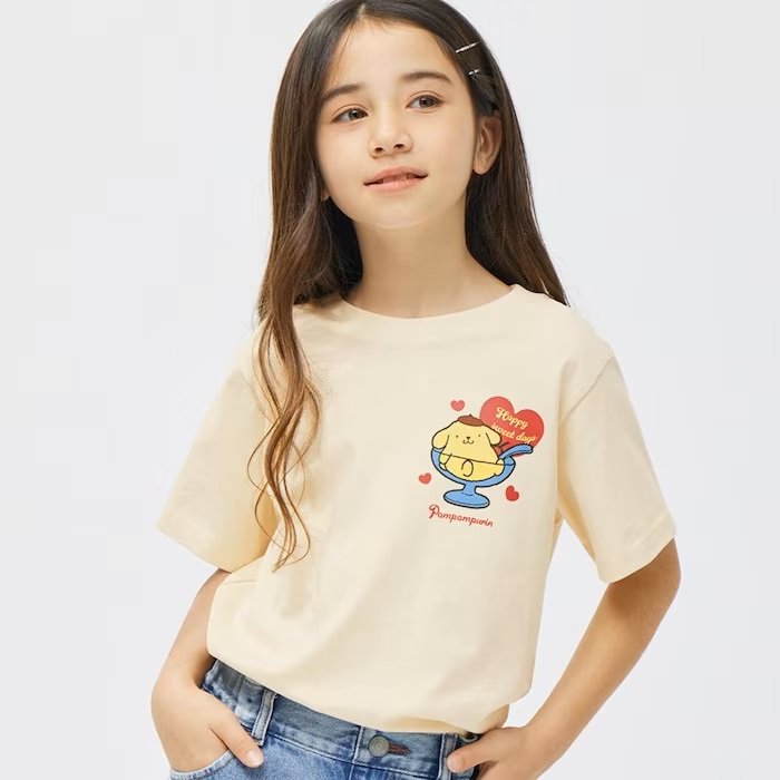 GU×サンリオコラボ ポムポムプリンTシャツ商品画像