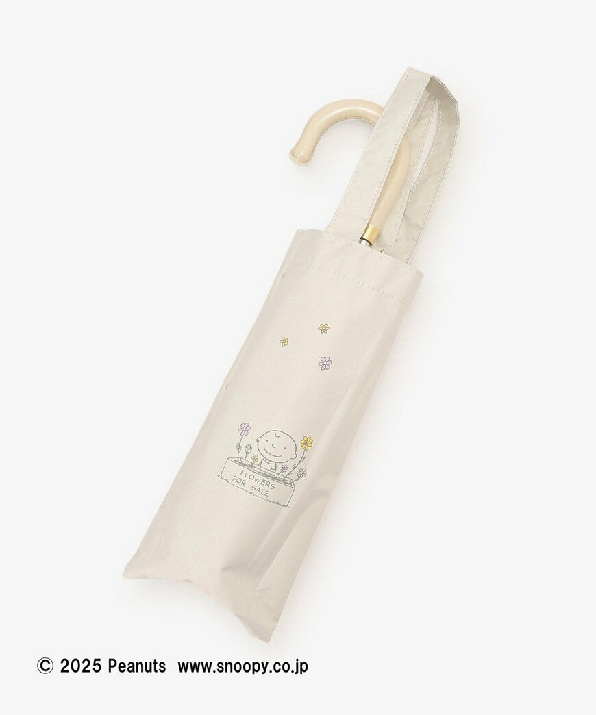 アフタヌーンティー公式 プリント晴雨兼用折りたたみ傘 雨傘/PEANUTSの画像