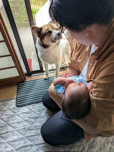 心配そうな表情をするリクくん