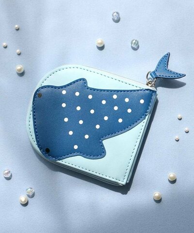 Bleu Bleuet（ブルーブルーエ）ジンベエザメダイカットコインケース商品画像