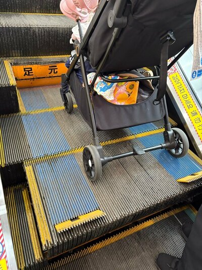 ステップが平らになっています