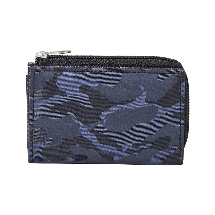 「迷彩L型ファスナー小銭入」