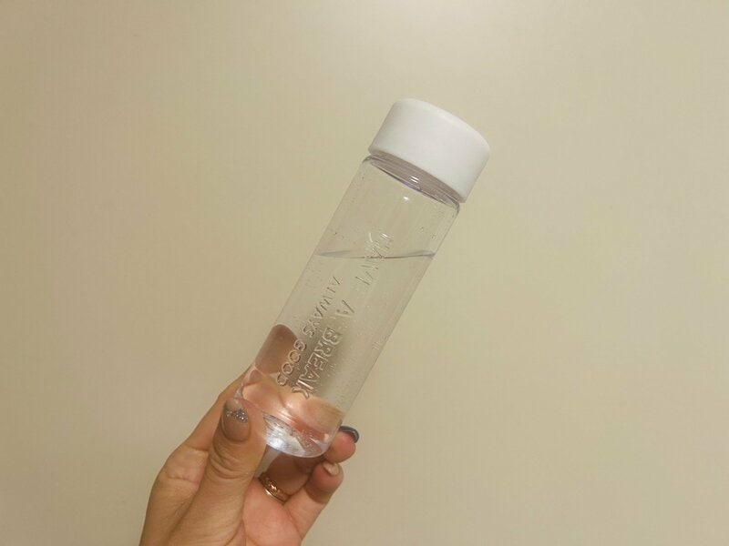 【キャンドゥ】丸型マイクロボトル筆者撮影写真