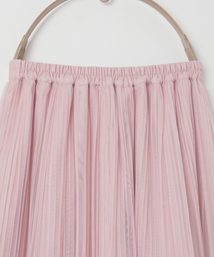 出所：ハニーズ公式通販 チュールプリーツスカート