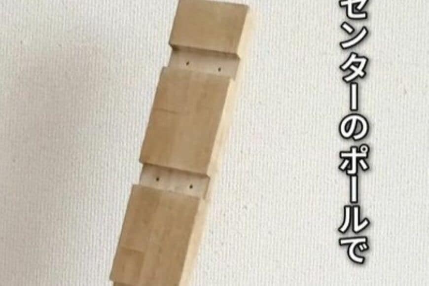 【真似したい】くぼみ付きの「パイン集成材」を使って…　冷蔵庫横に便利な隙間収納を簡単DIY「売り物みたい！」