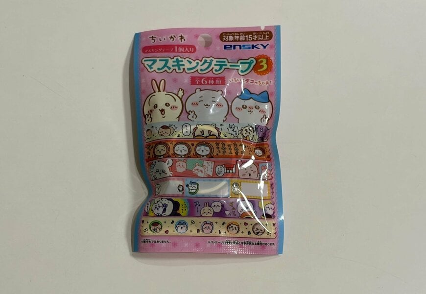 ダイソー、ちいかわマスキングテープ 3商品画像