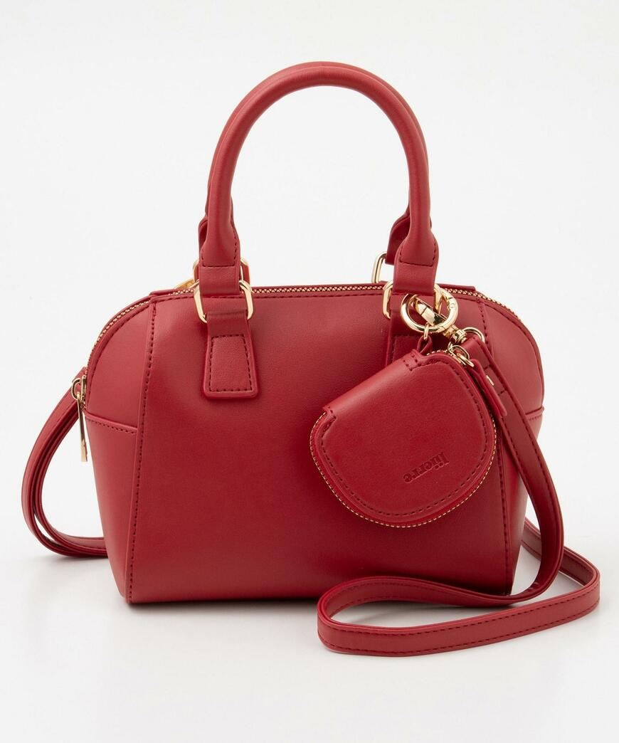 出所：ハニーズ公式通販 ポーチ付ボストンバッグ