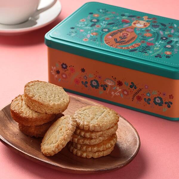 ラ・トリニテーヌ　クッキー　オレンジキャッツ・フラワー