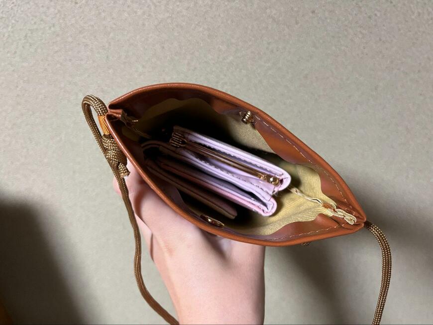 セリア、合皮ショルダーバッグ