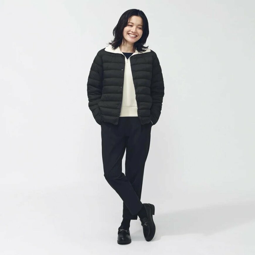 出所：アルペングループ公式オンラインストア　ライトダウンノーカラージャケット