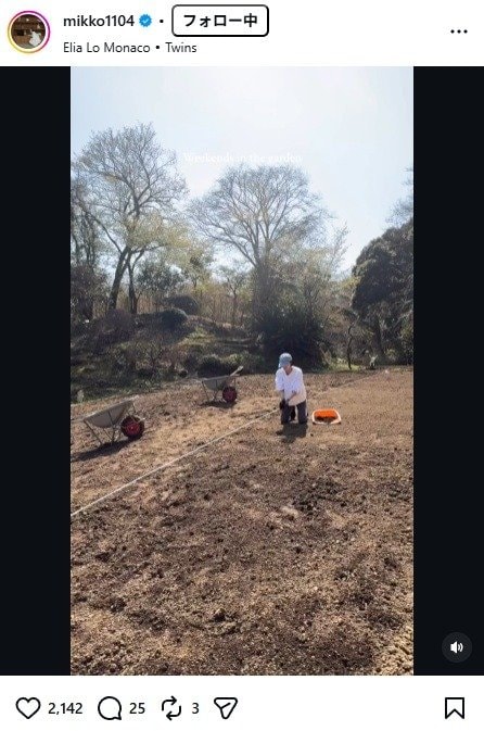出所：矢野未希子のInstagram（＠mikko1104）　参照日：2026年4月7日
