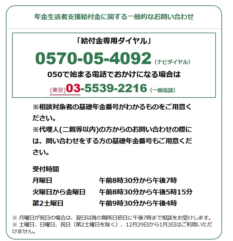 出所：日本年金機構「年金生活者支援給付金」