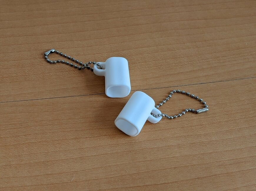 筆者撮影（セリア、キャップキーホルダー2P）