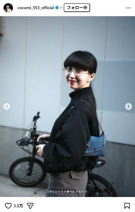 出所：CocomiのInstagram（＠cocomi_553_official）　参照日：2025年12月4日