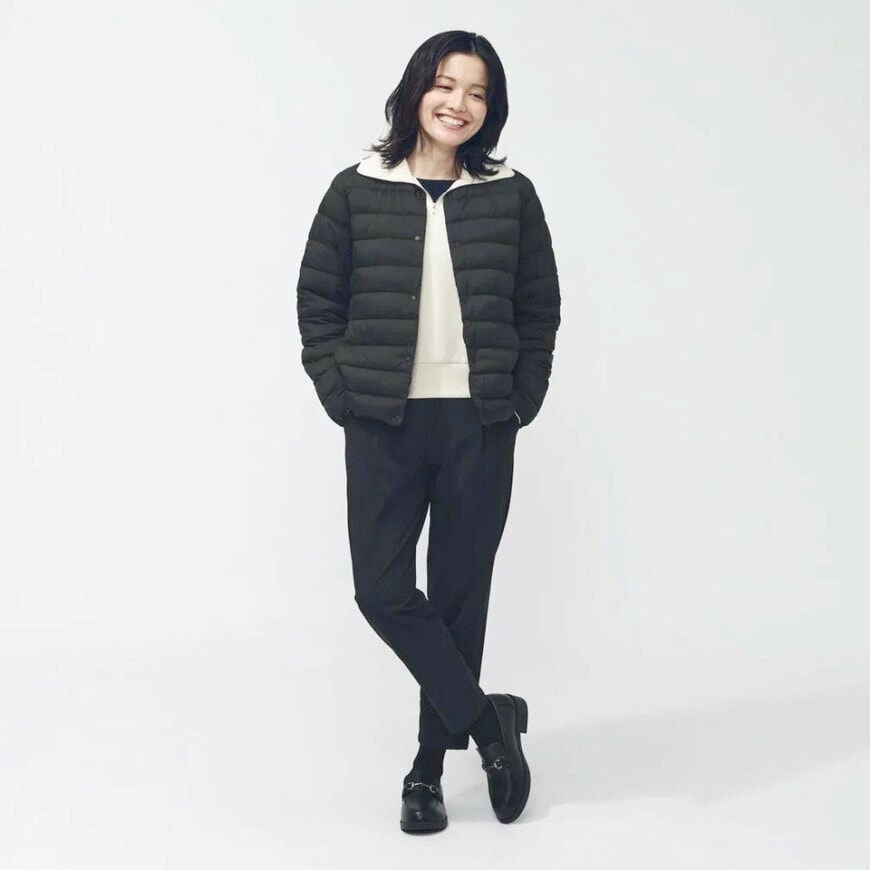 アルペン公式　ライトダウンノーカラージャケット