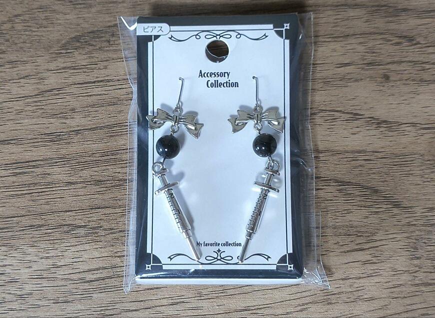 セリア、ピアス 地雷系の画像