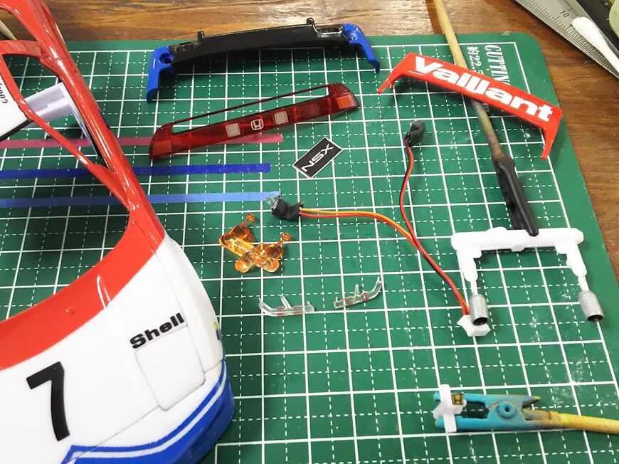 製作していたラジコンカー