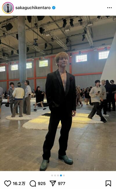 坂口健太郎のInstagram投稿