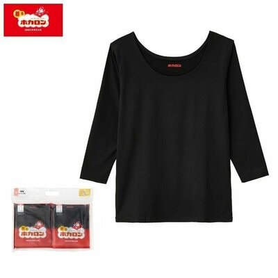 しまむらパーク レディース　ホカロン　ハッピーバッグ　クルーネック長袖インナー　4枚組商品画像