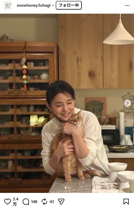 出所：石田ゆり子のInstagram（＠snowhoney3ohagi）参照日：2026年1月20日