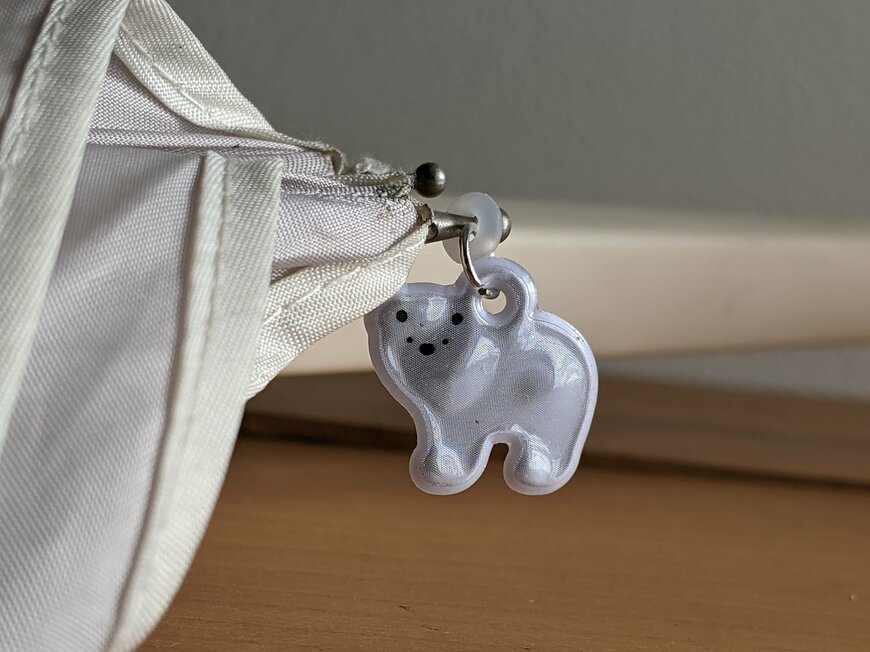 筆者撮影（セリア、傘ミニチャーム）