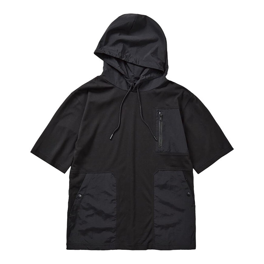 出所：ワークマン公式　マルチポケット5分袖フーディ