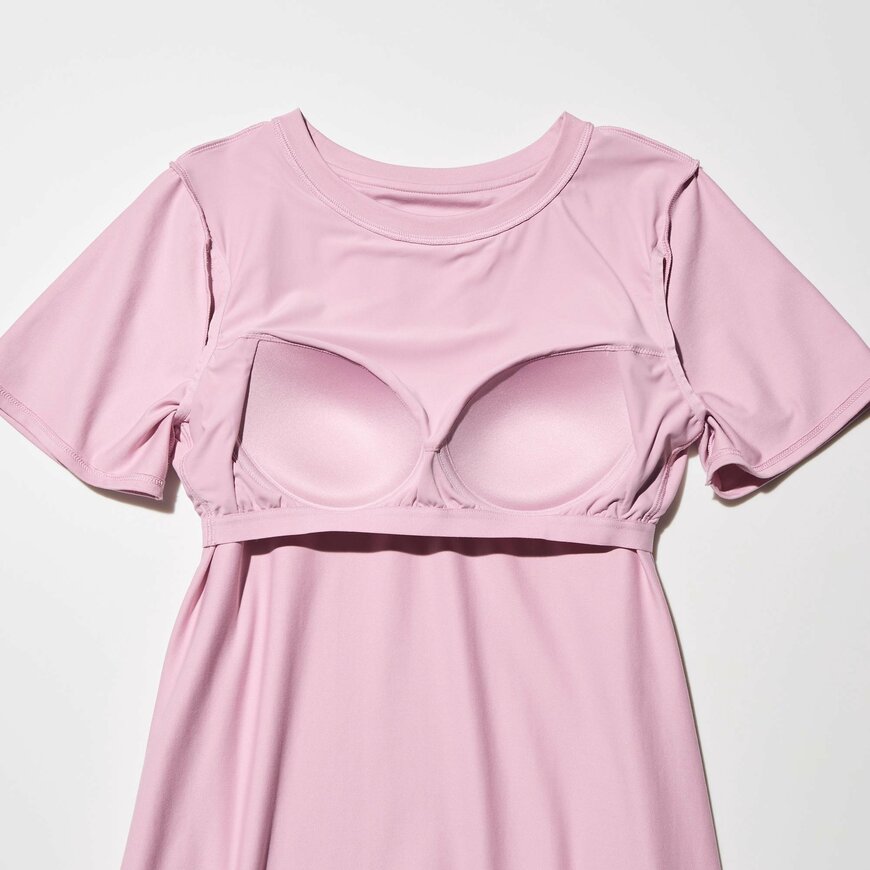 出所：ユニクロ公式　エアリズムコットンブラワンピース/半袖