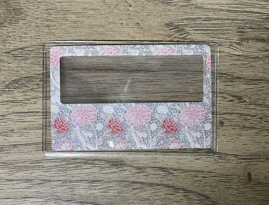 セリア、薄型ルーペ　マスターピースコレクション/ WM_ST＆CR写真