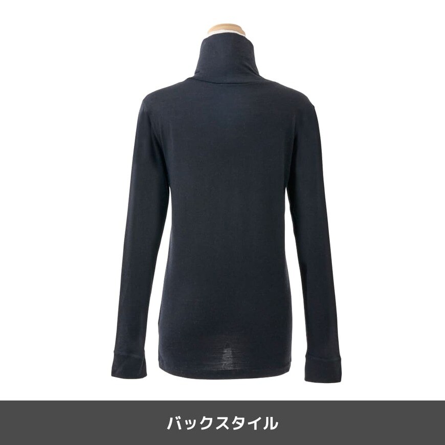 レディースメリノウールタートルネック
