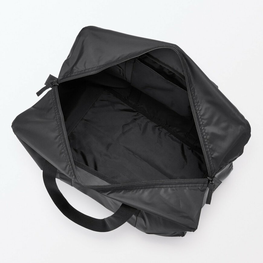 無印良品公式　たためる　撥水横型ボストンバッグ