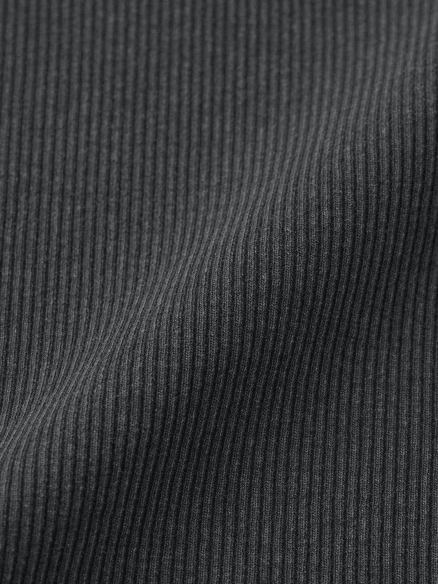 GU公式　リブミニT Kuromi／カラー: 08 DARK GRAY（生地）