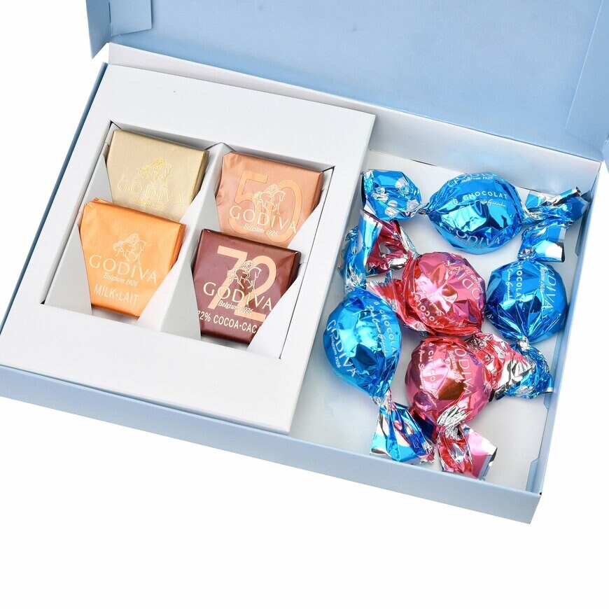 ウォルト・ディズニー・ジャパン株式会社公式　【GODIVA】美女と野獣 チョコレート カレ＆G ショコラ アソートメント バッグ入り Disney Valentine 2025