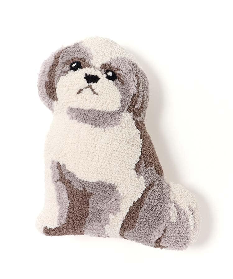 ブルーブルーエ公式 いぬもこもこダイカットクッションの画像