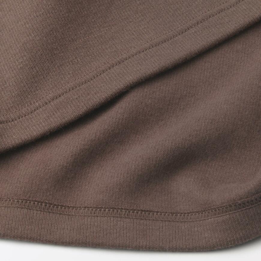 無印良品、婦人　あったか綿　ウールクルーネック長袖Ｔシャツ商品画像