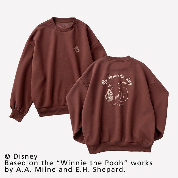 アルペン限定 ディズニー グラフィッククルーネックスウェット クラシックPOOH
