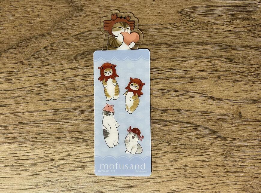 セリア、ブックマークコレクション mofusand