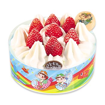 ペコちゃんポコちゃん 苺のショートケーキ(SS・S・M)