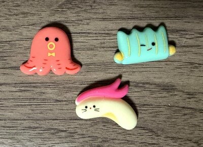セリア、ダイカットマグネット 3P おべんとうフレンズ商品画像